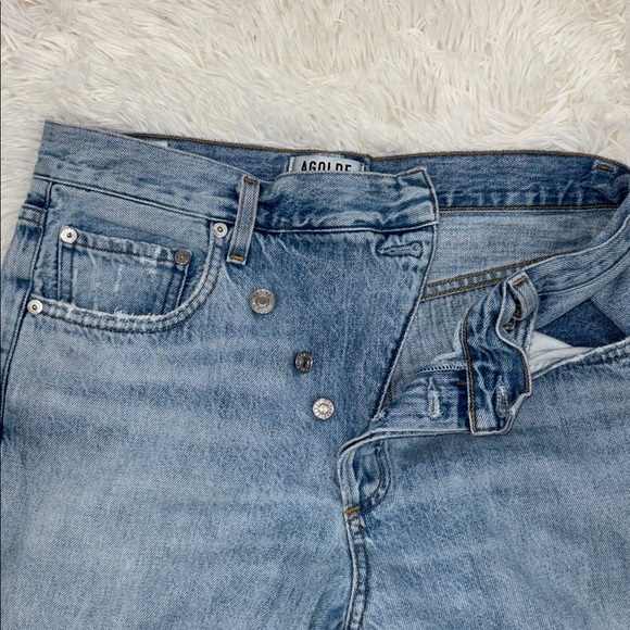 Agolde Criss Cross Upsized Jeans Suburbia Size 27 - Picture 6 of 12